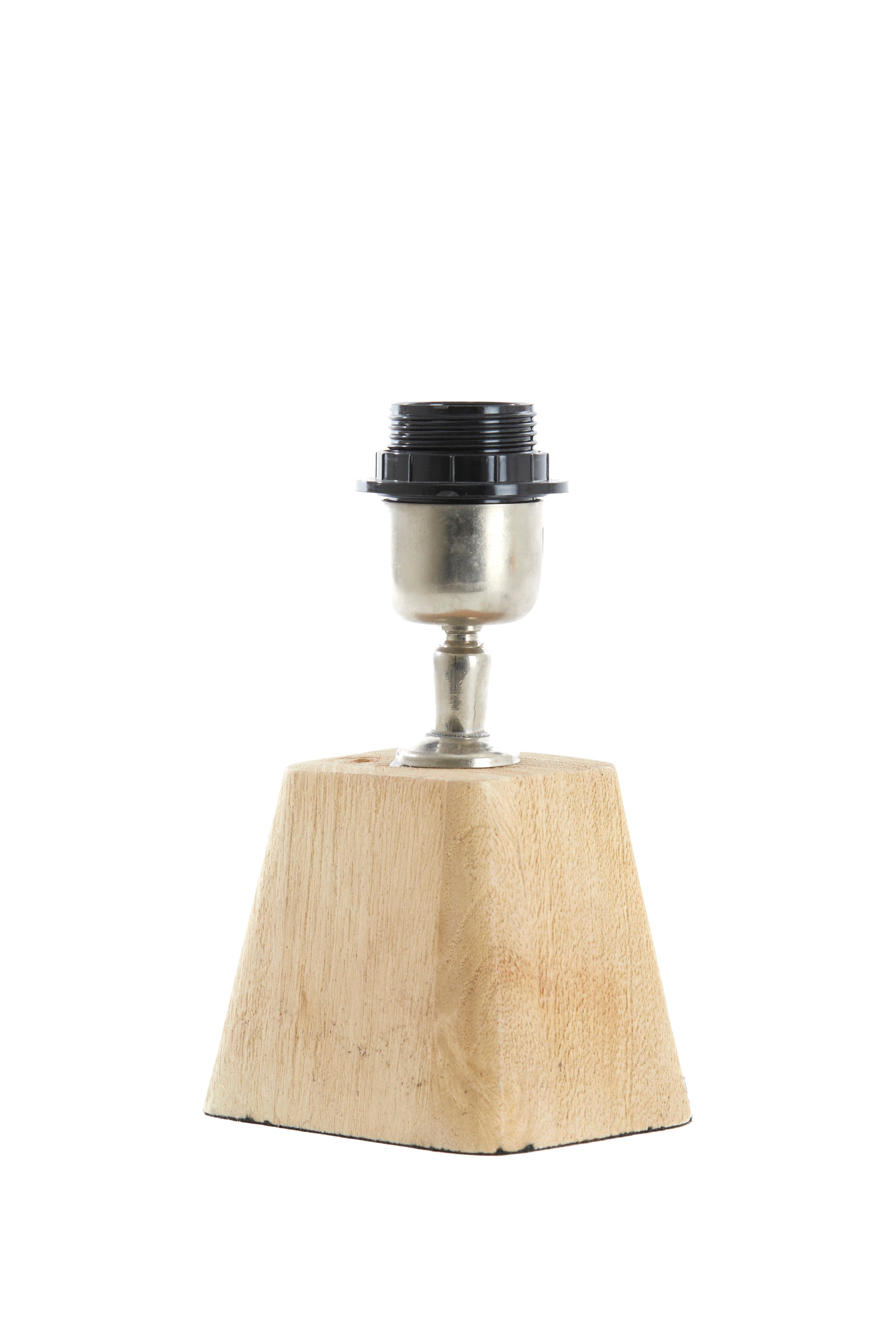 Kardan Matt Natural Wood Table Lamp Base 15cm