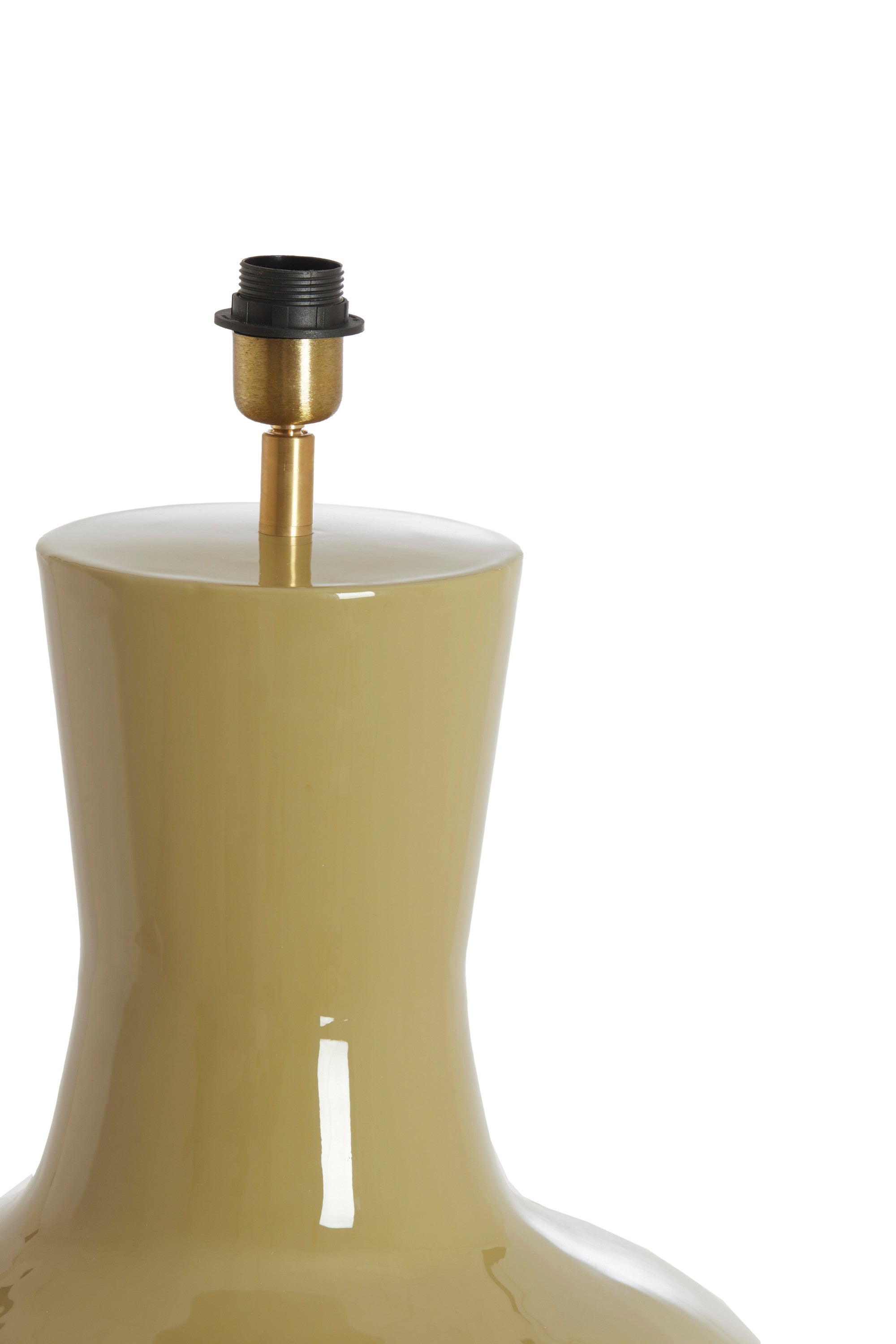 Nana Gloss Olive Green Metal Table Lamp Base 69cm