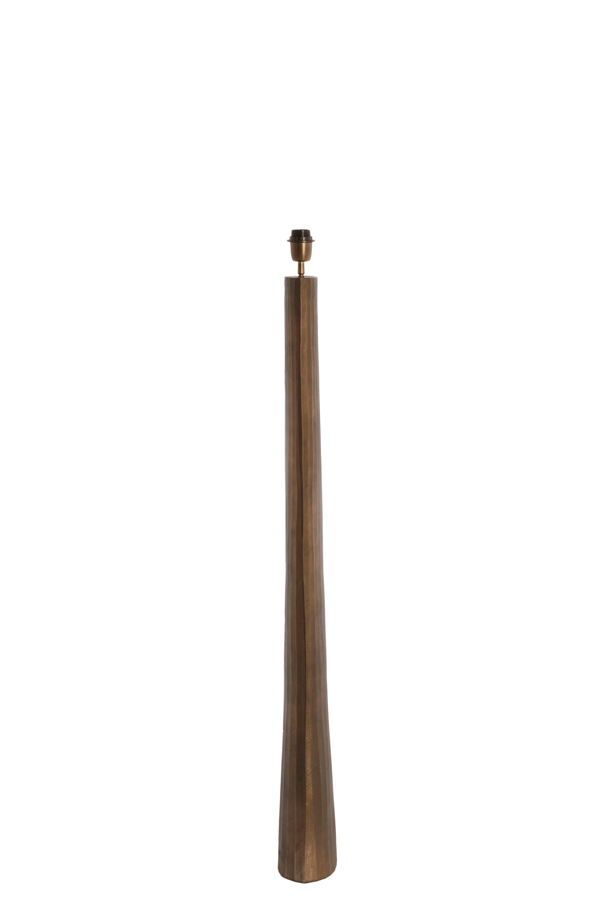 Mijas Brown Bronze Metal Floor Lamp Base 119cm