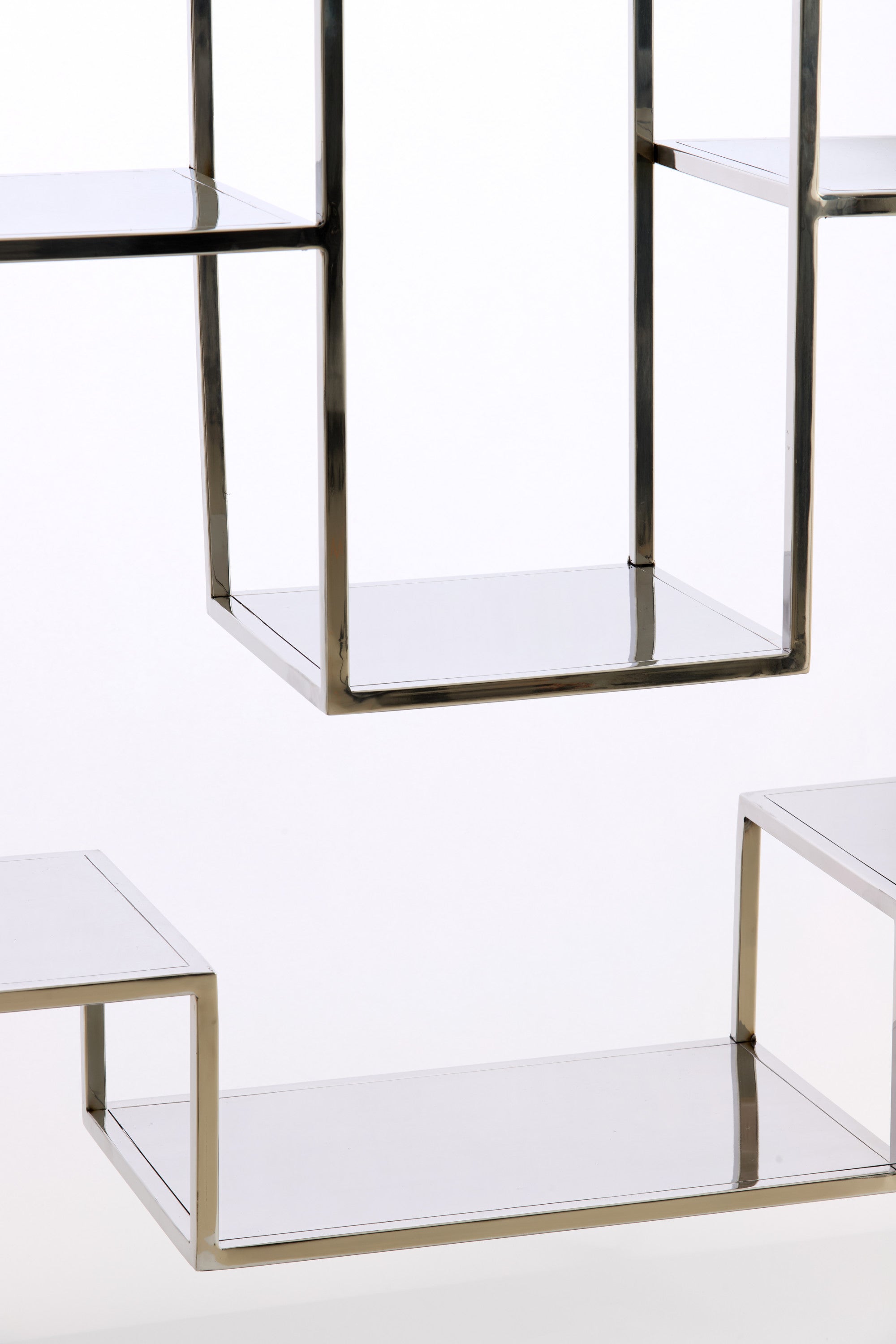 Rezina Nickel Metal Open Display Unit
