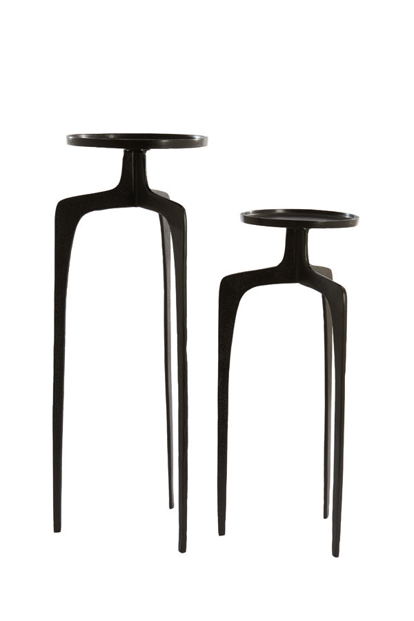 Pano Set of 2 Dark Bronze Plinths