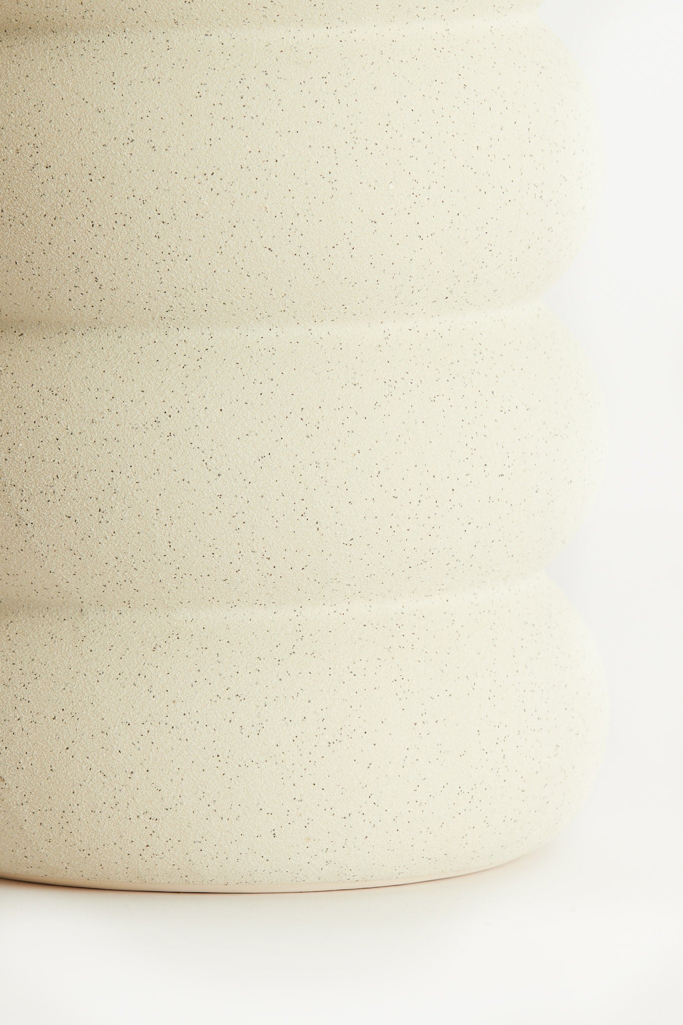 Triora Matt Cream Ceramic Vase 42cm