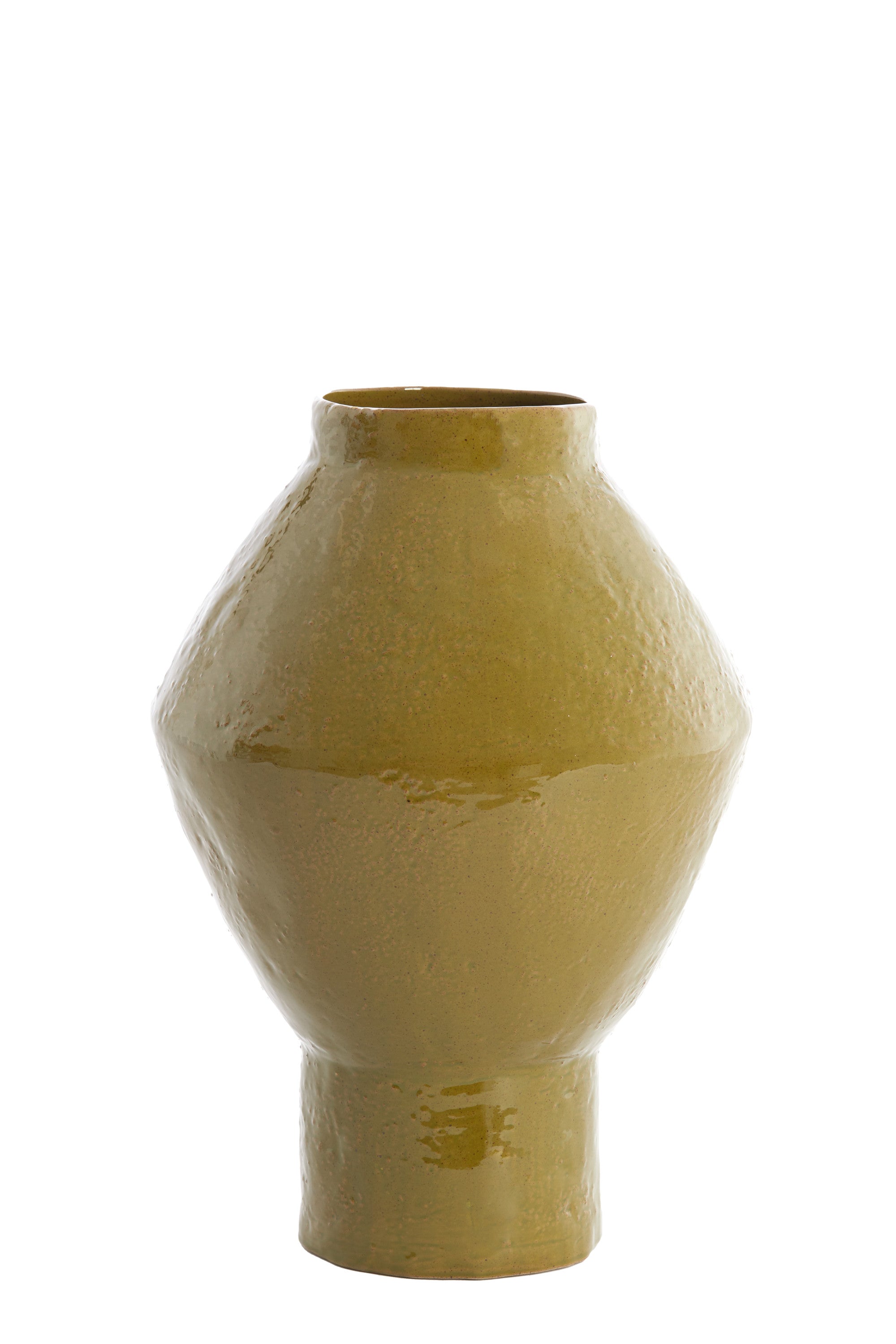 Vasora Gloss Olive Green Ceramic Vase 41cm