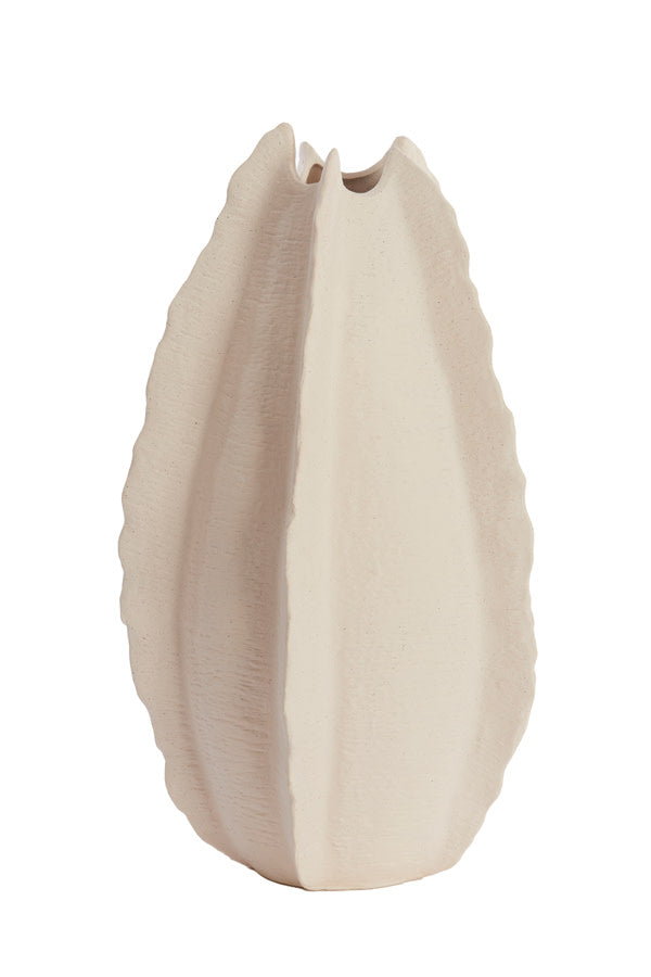 Kelapa Cream Ceramic Vase 66.5cm