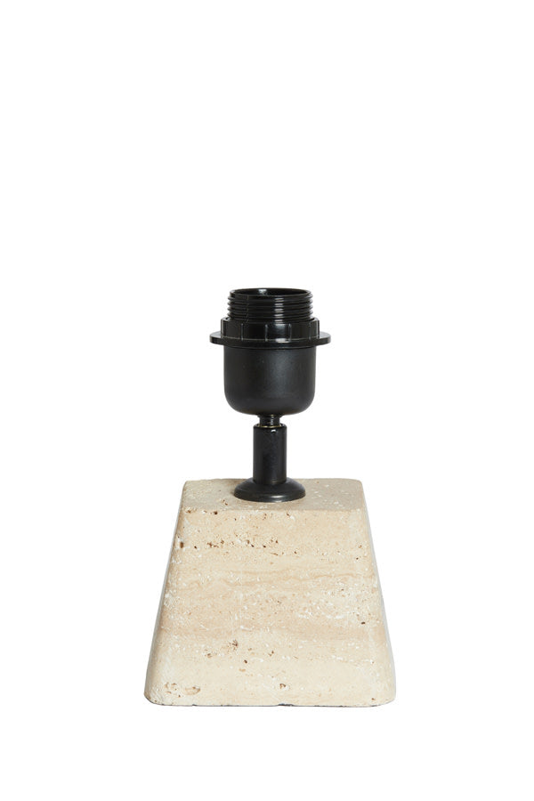 Kardan Sand Travertine Table Lamp Base 19cm