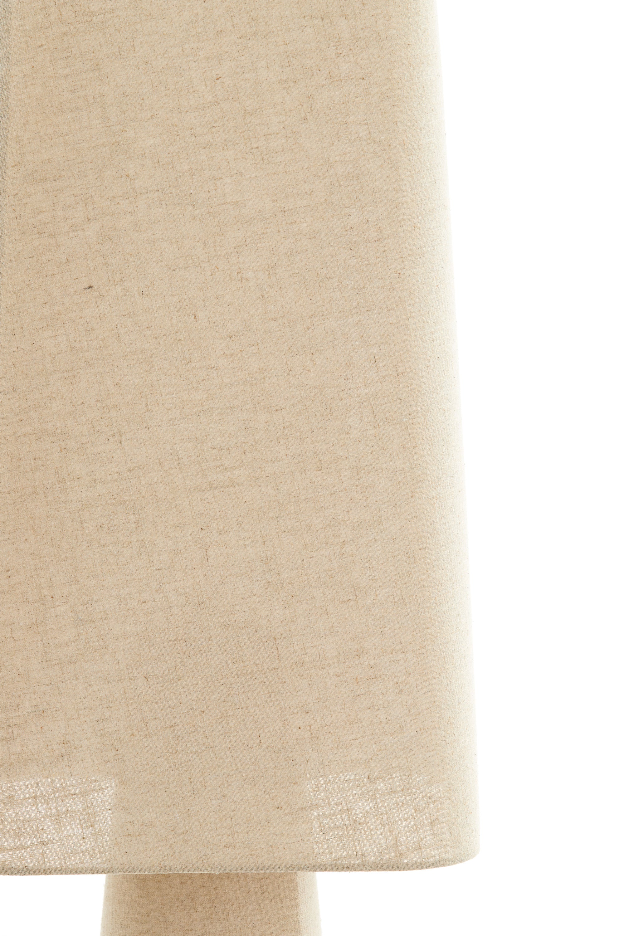 Mikko Natural Linen Floor Lamp