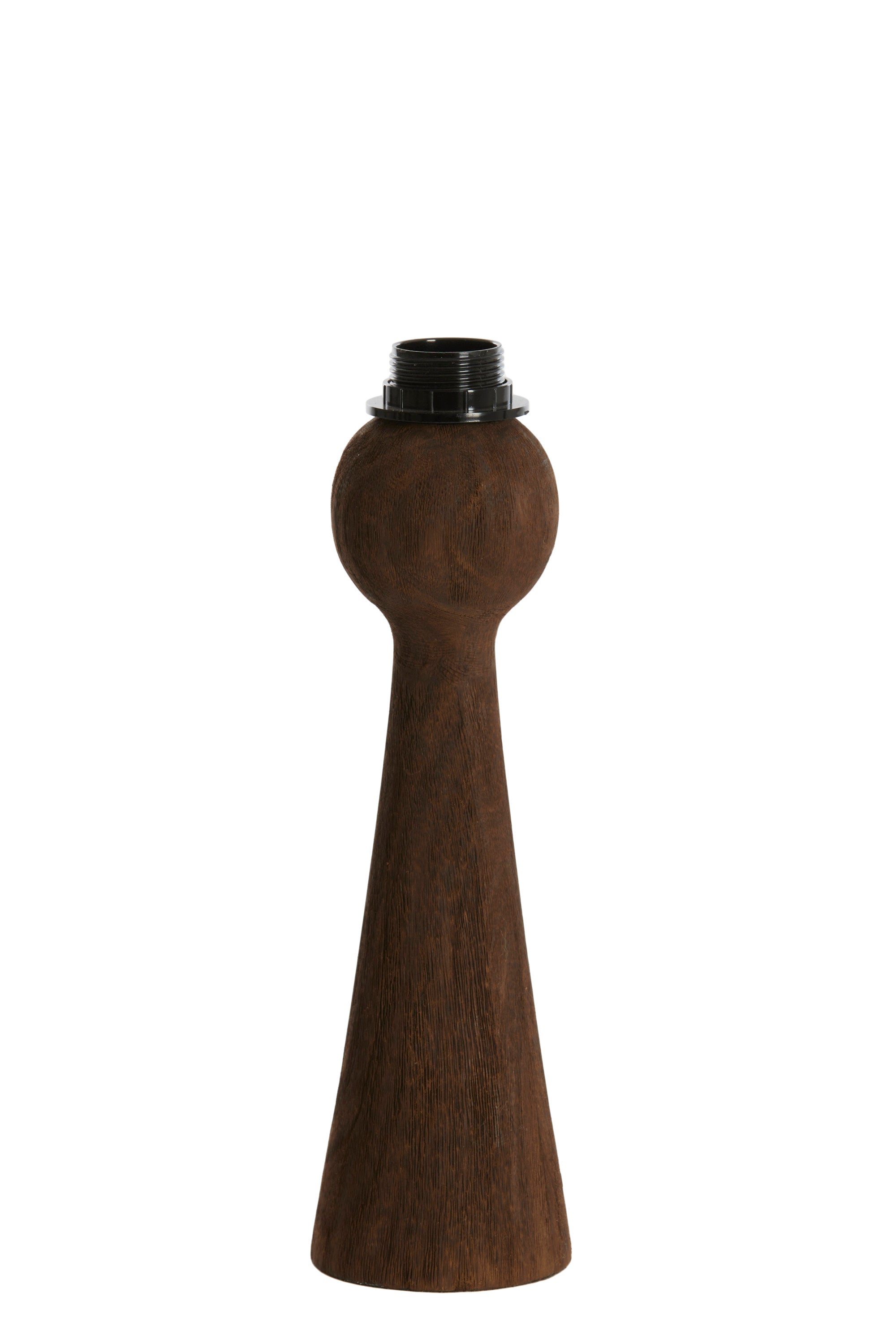 Festina Matt Dark Brown Wood Table Lamp Base