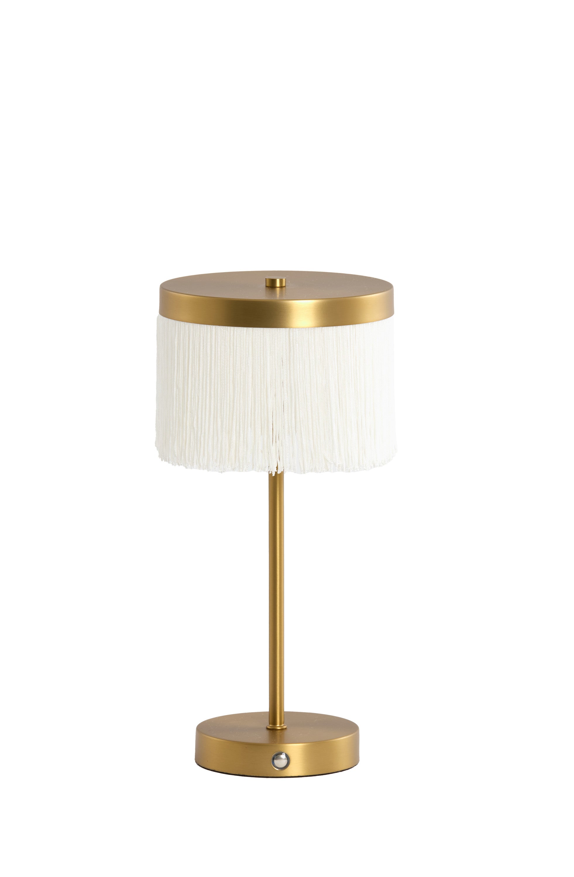 Diny Antique Bronze & Cream Metal LED Table Lamp