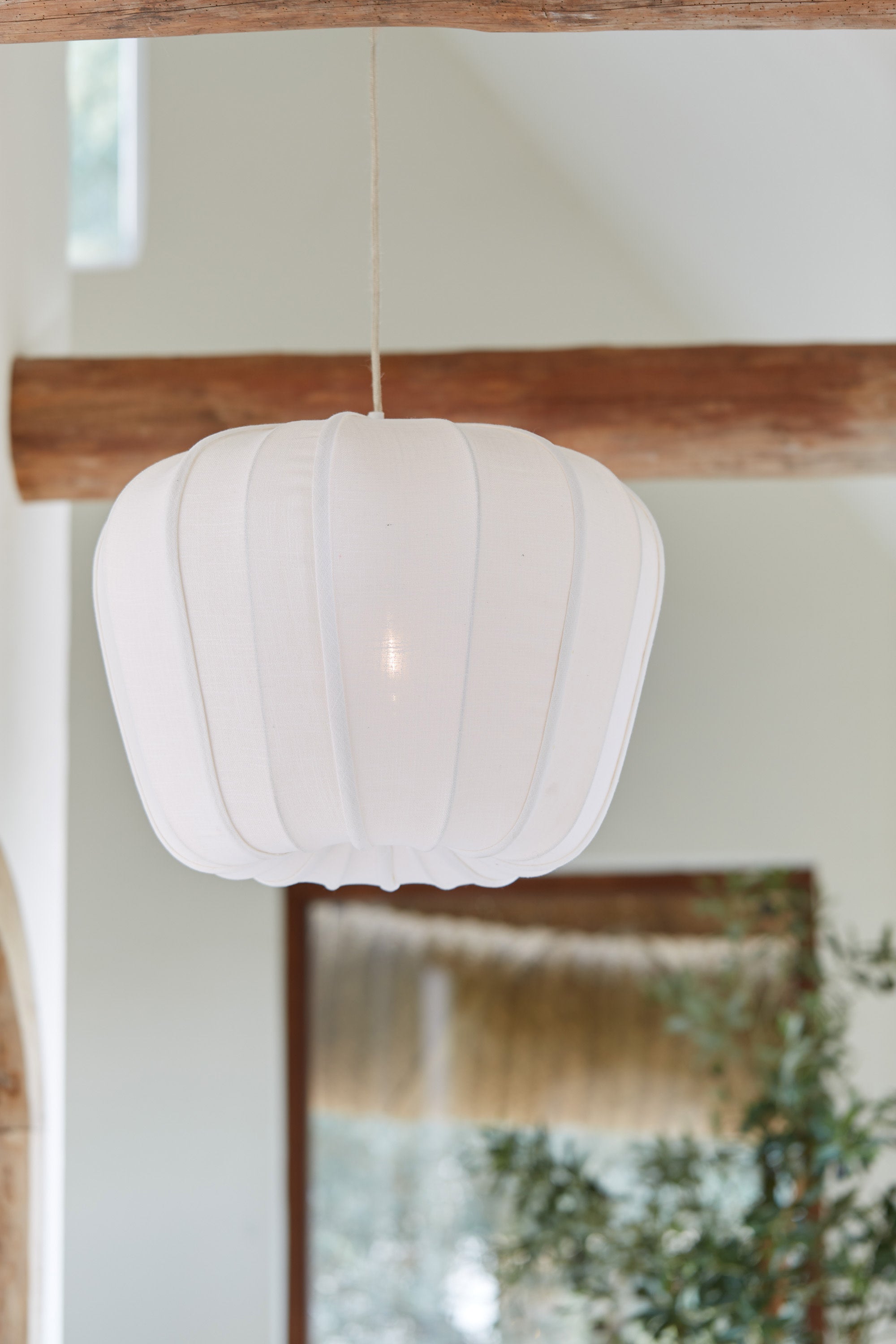 Zubedo White Pendant Light 60cm