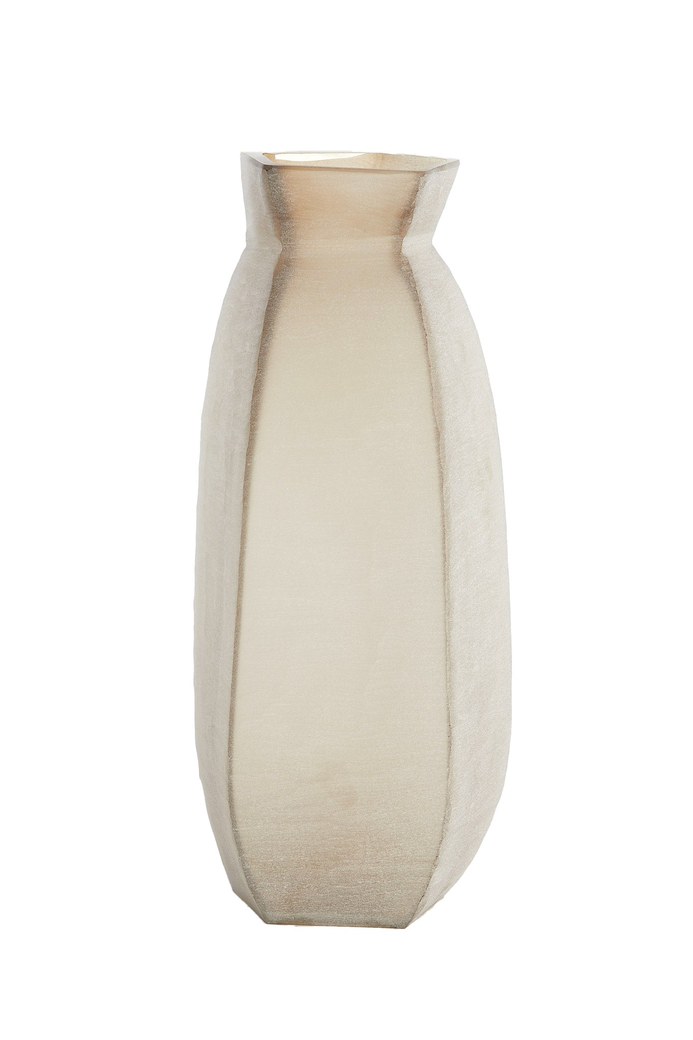 Veliko Light Brown Glass Vase 50.5cm