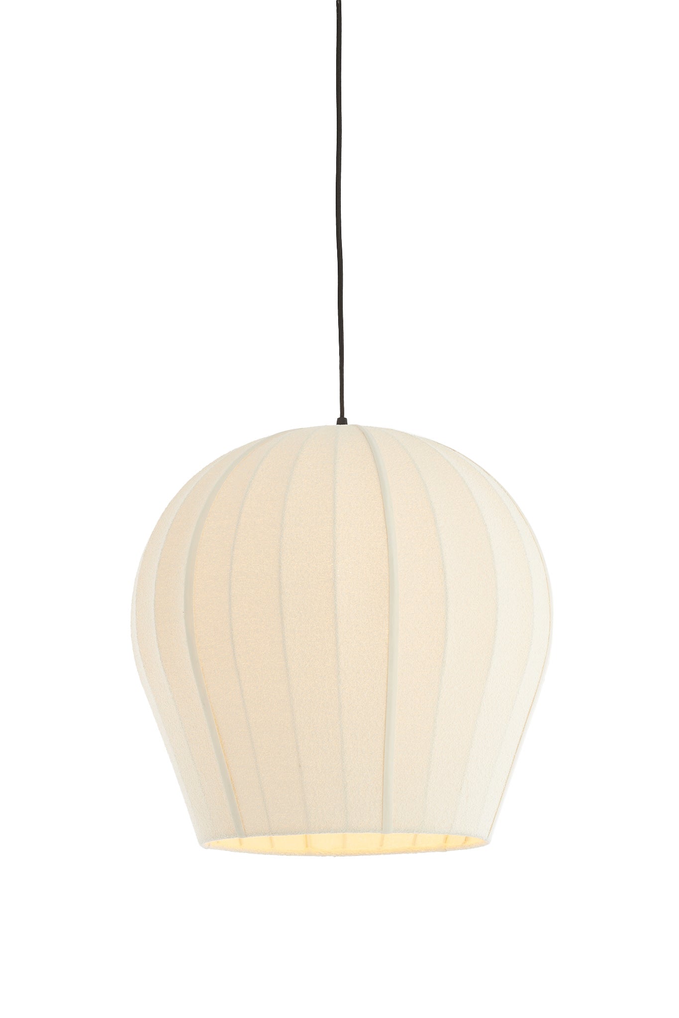Zagori Cream Bouclé Pendant Light 44cm