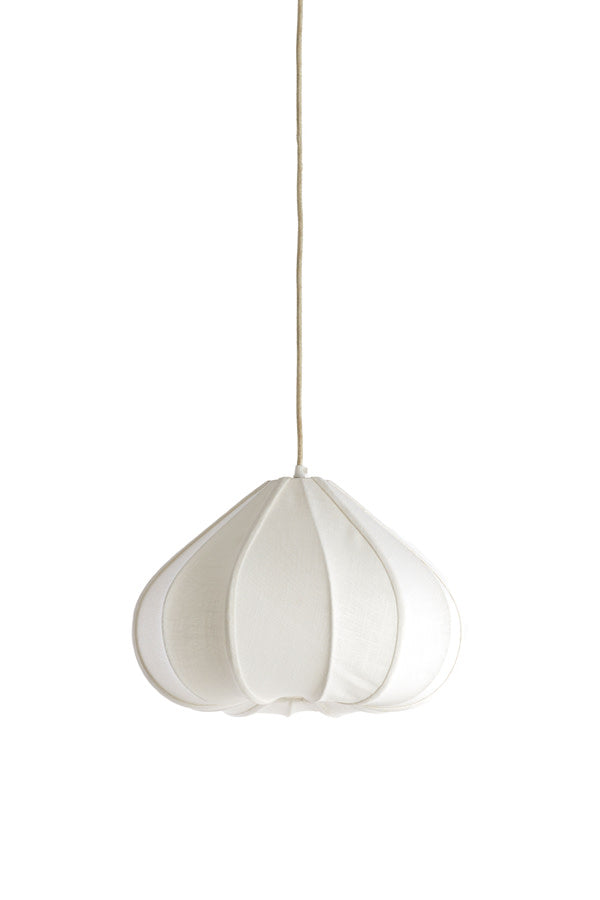 Zubeda White Pendant Light 38.5cm
