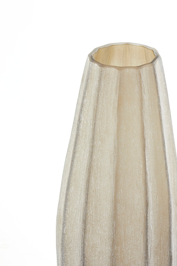 Bradley Light Brown Glass Vase 44.5cm