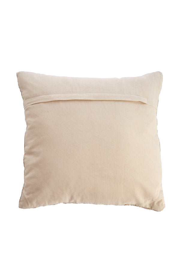 Sarmato Beige Striped Square Cushion 45x45cm