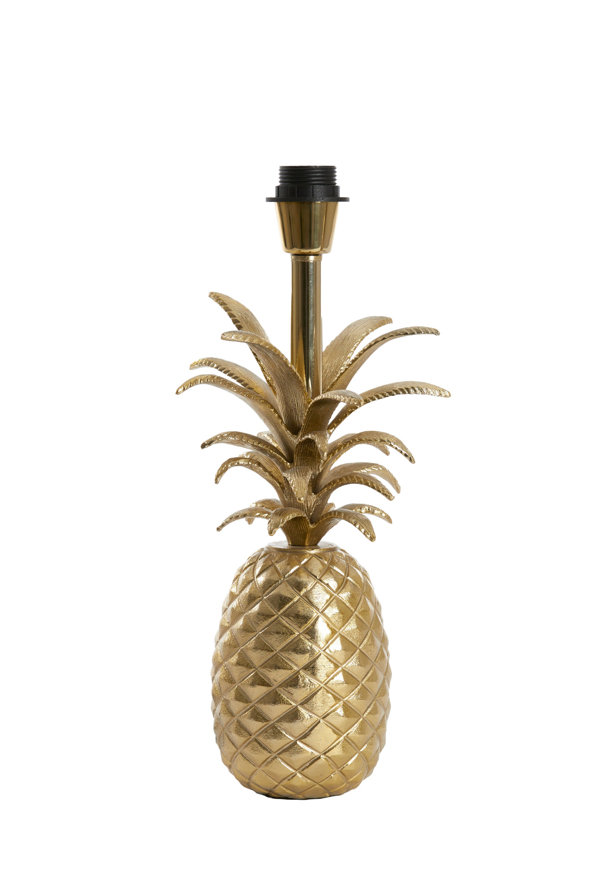Pineapple Gold Metal Table Lamp Base 37cm