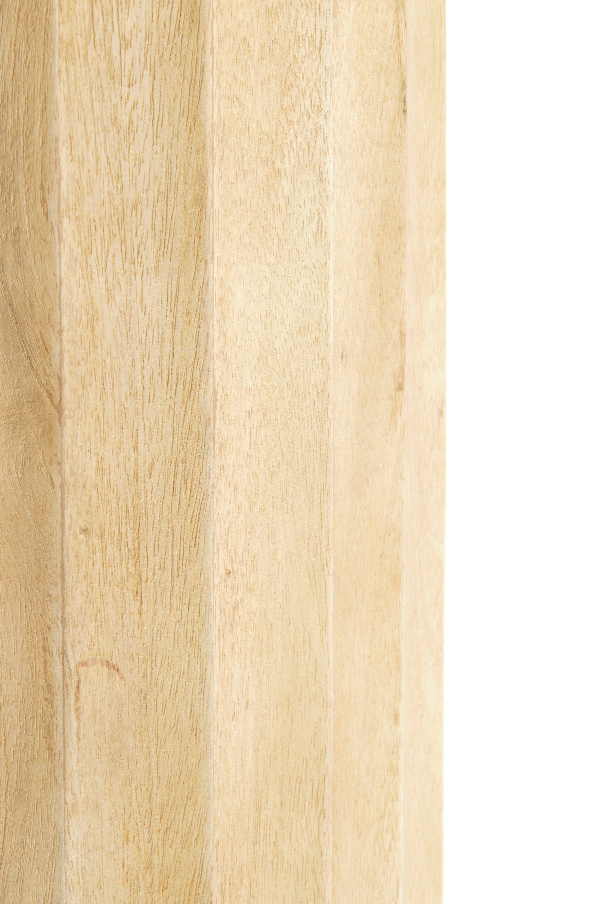 Ellena Matt Natural Wood Plinth Side Table 60cm