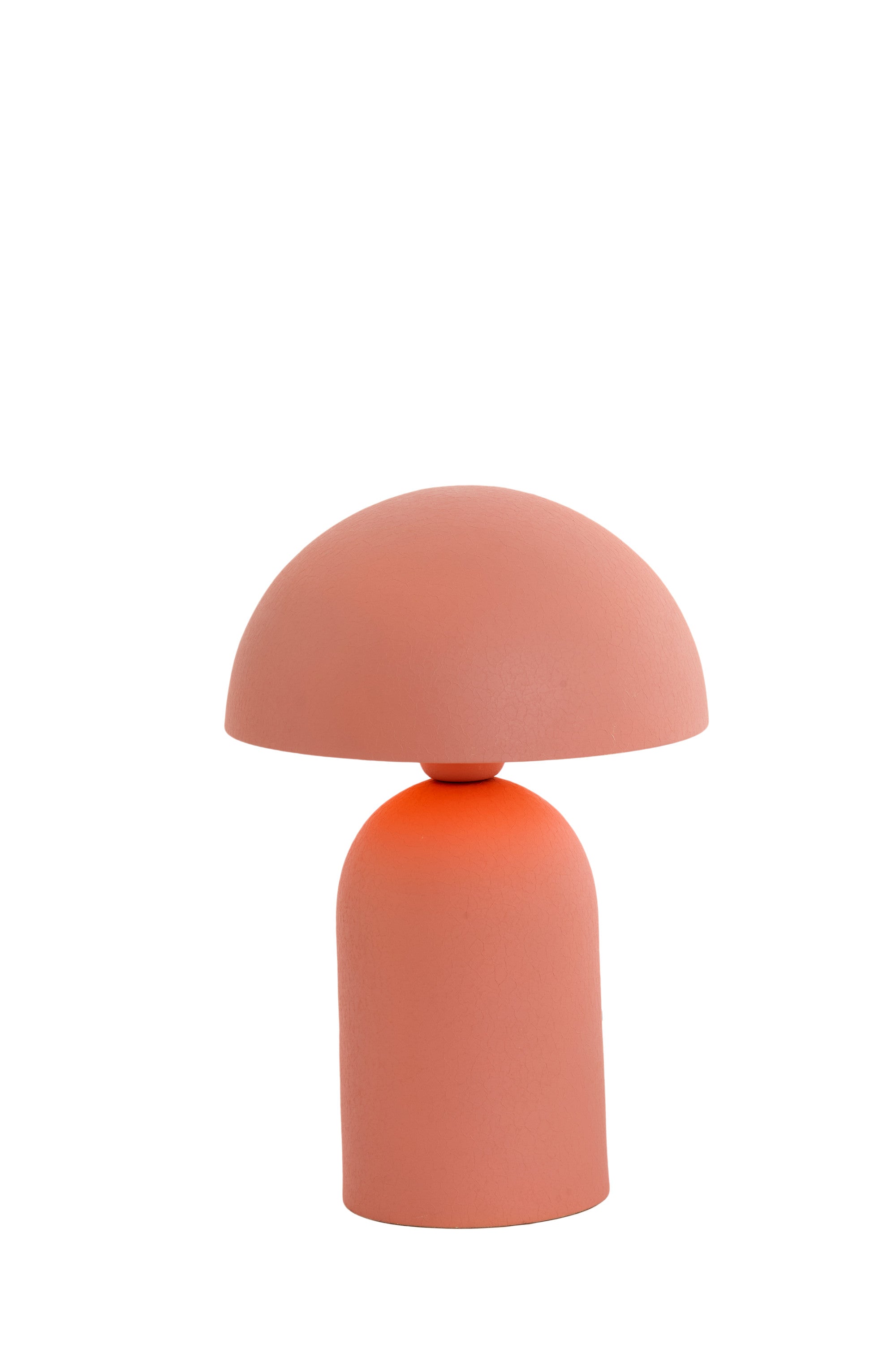 Tolima Matt Coral/Pink Metal Table Lamp 35cm