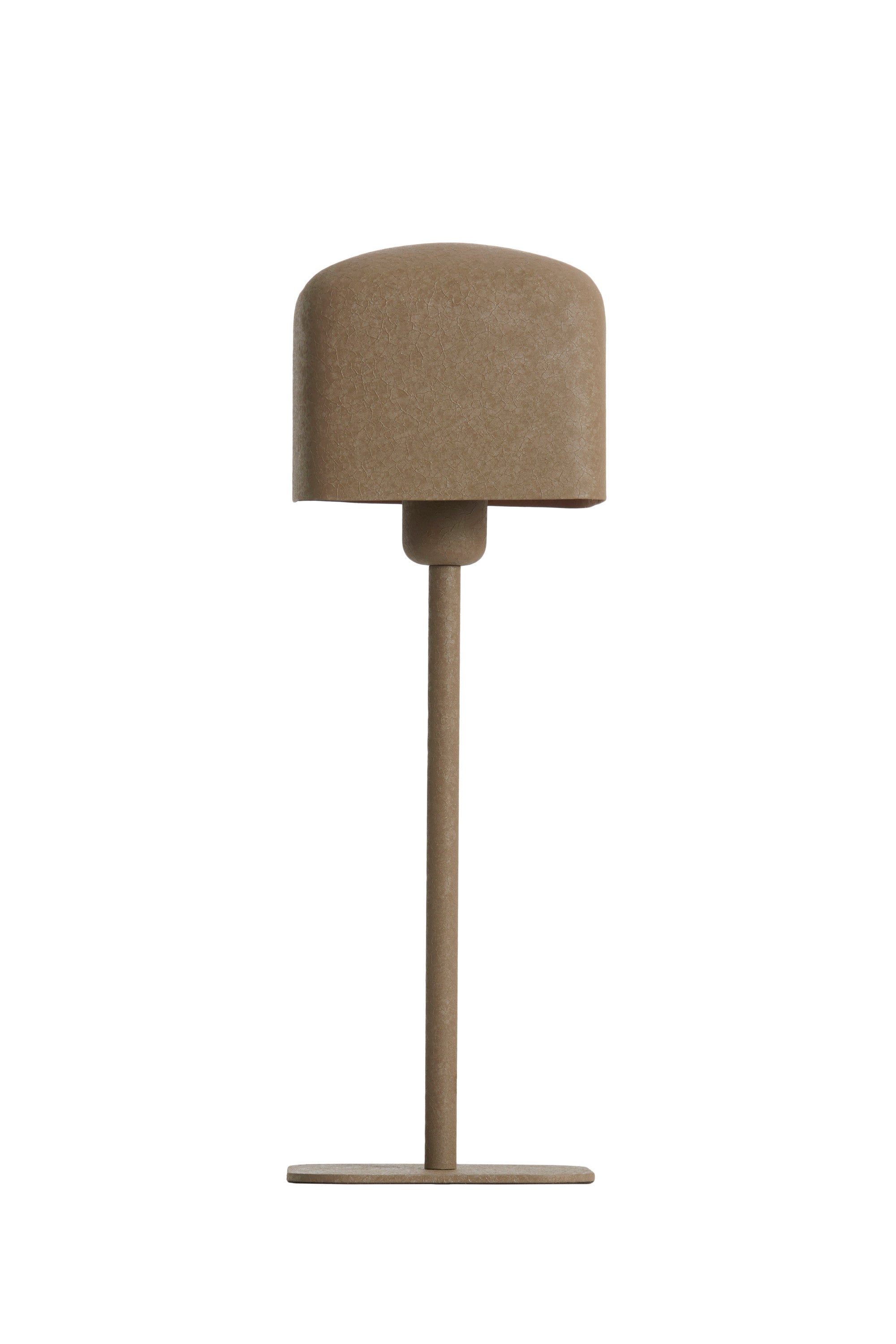 Elenie Matt Dark Brown Metal Table Lamp 46cm
