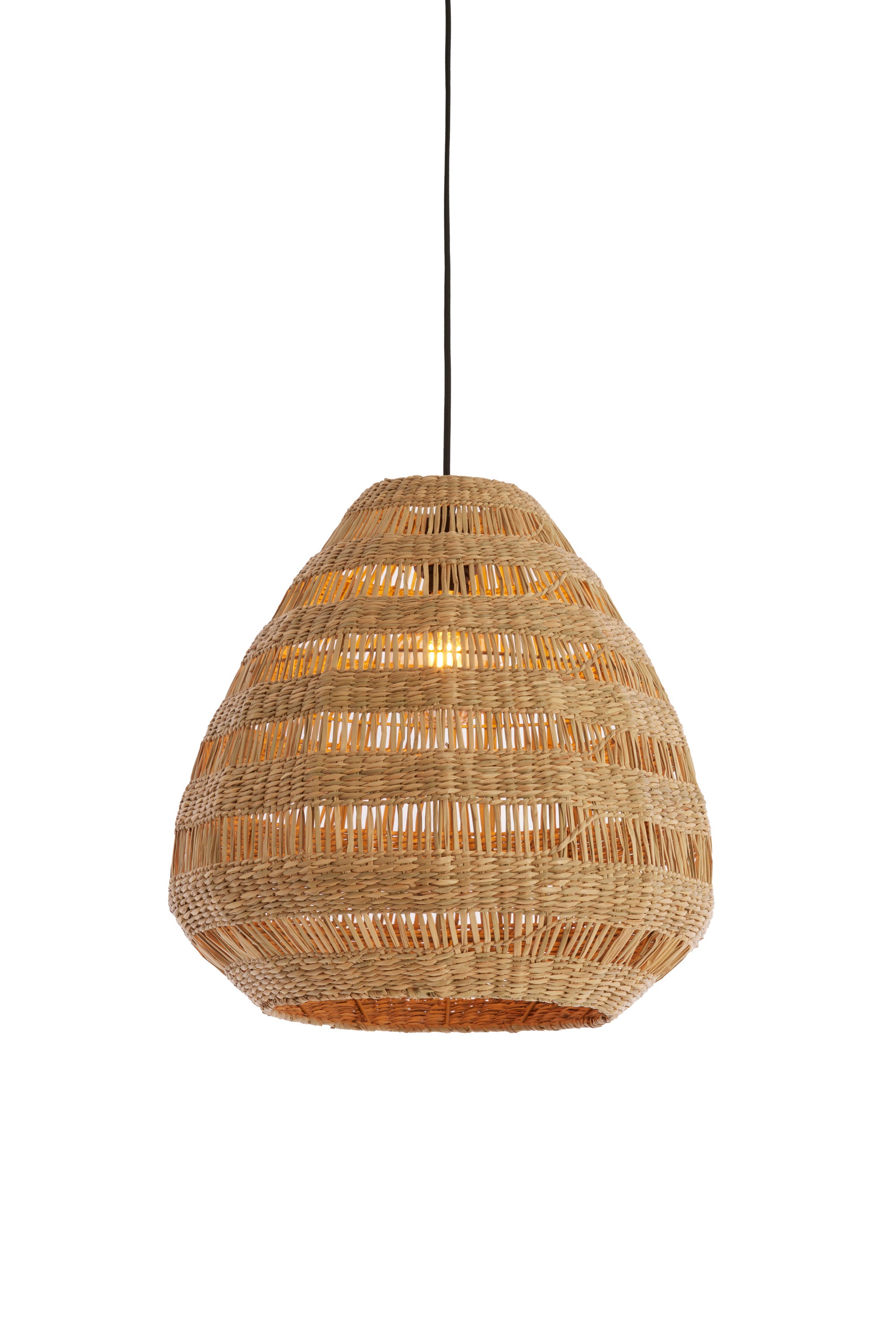 Soluna Natural Seagrass Pendant Light 47cm