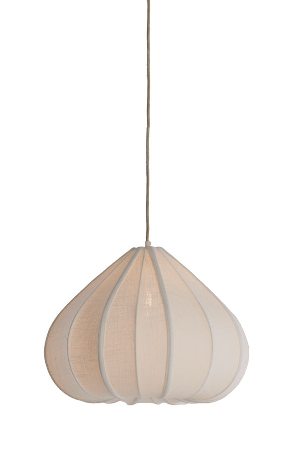 Zubeda White Pendant Light 49cm
