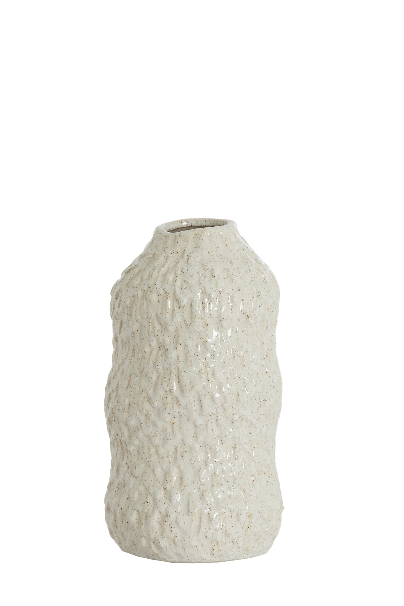 Asola Cream Ceramic Vase 28cm