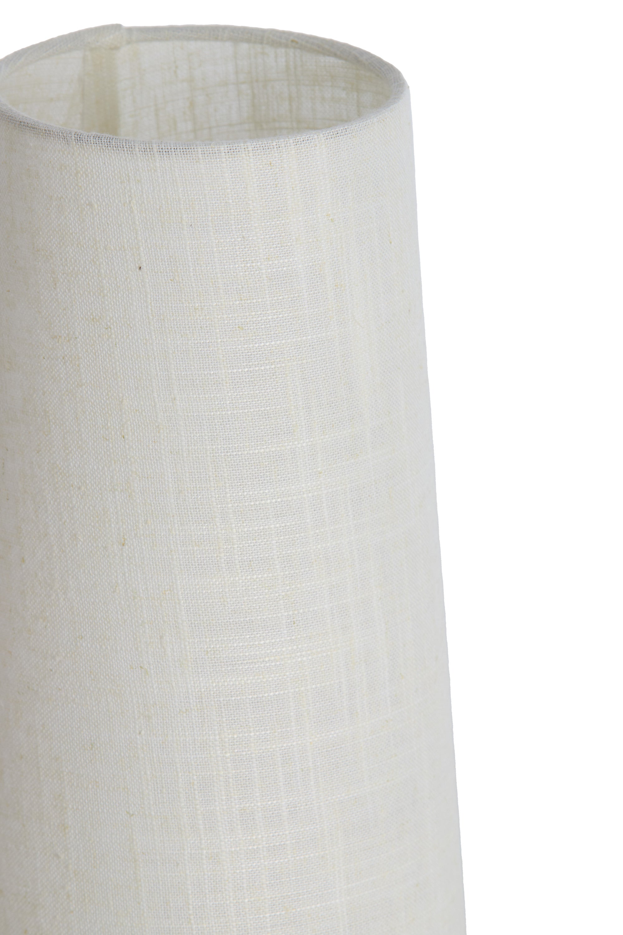 Howie Dark Brown Wood Effect & Cream Table Lamp 52.5cm