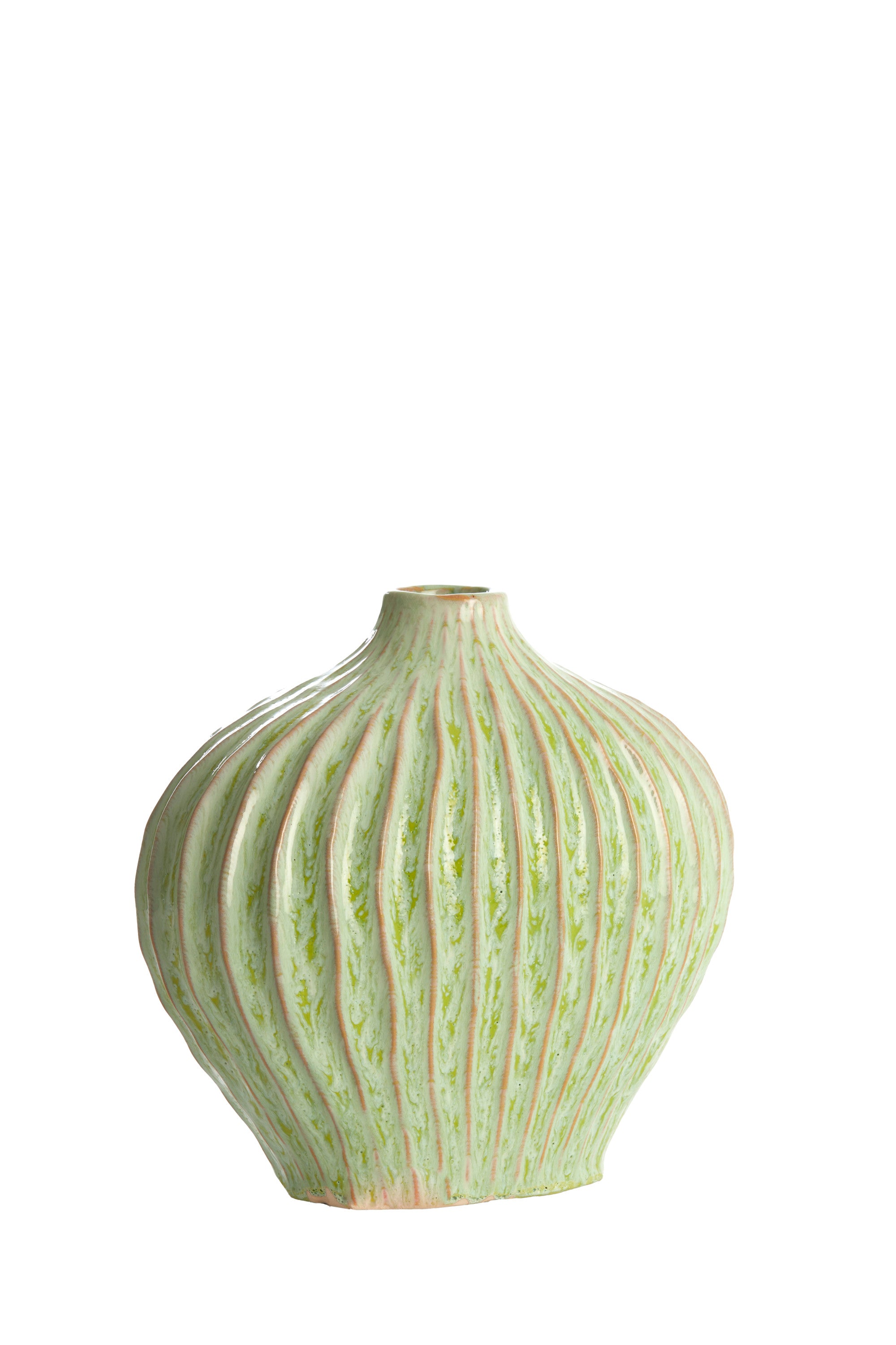 Lorito Mint Green Ceramic Vase 25cm
