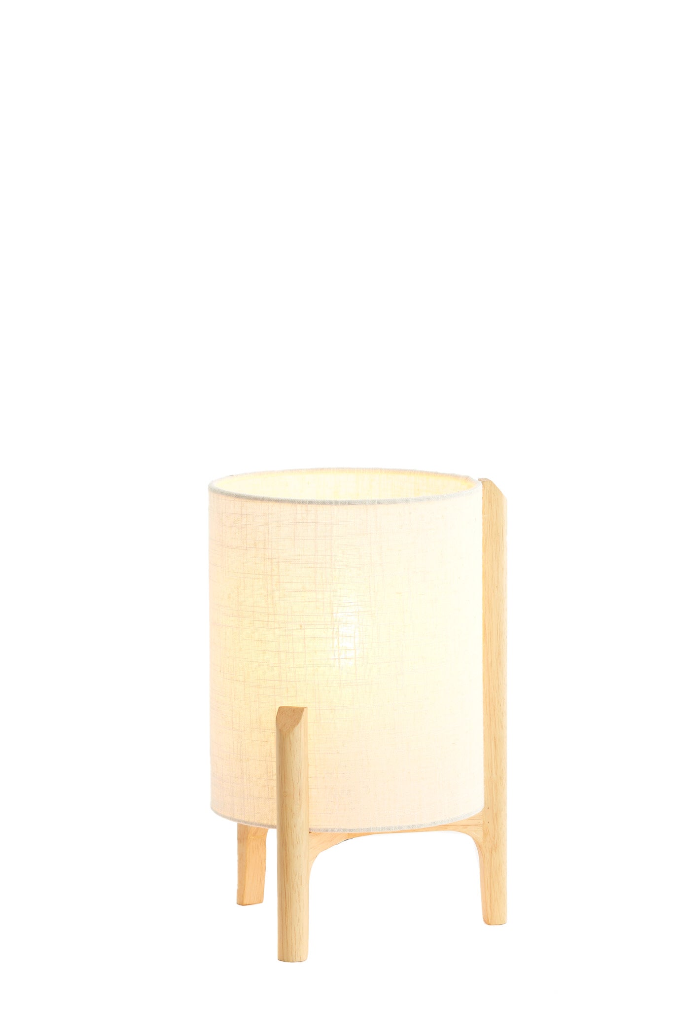 Litto Natural & White Linen Table Lamp 33cm