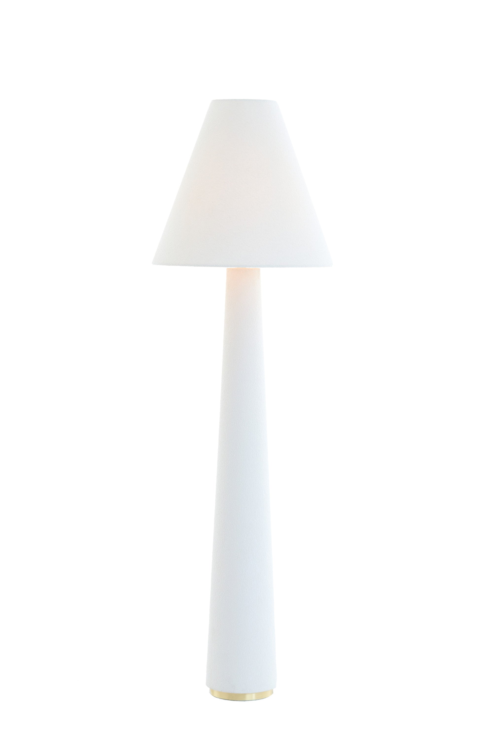 Devia Cream Bouclé Floor Lamp