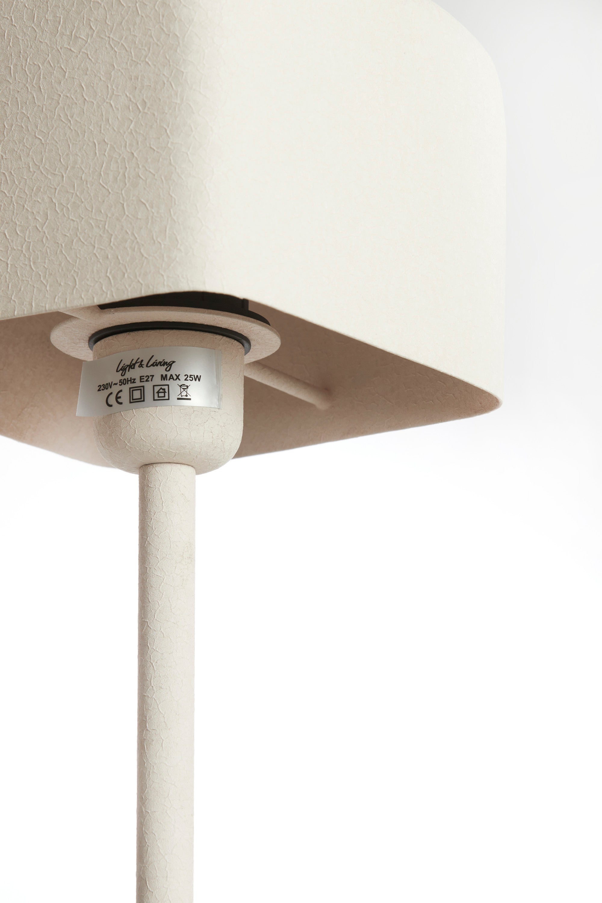 Elenie Matt Light Pink Metal Table Lamp 46cm