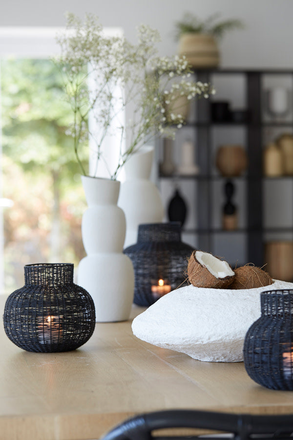 Aram Cream Ceramic Vase 46.5cm