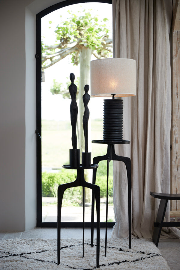 Pano Set of 2 Dark Bronze Plinths
