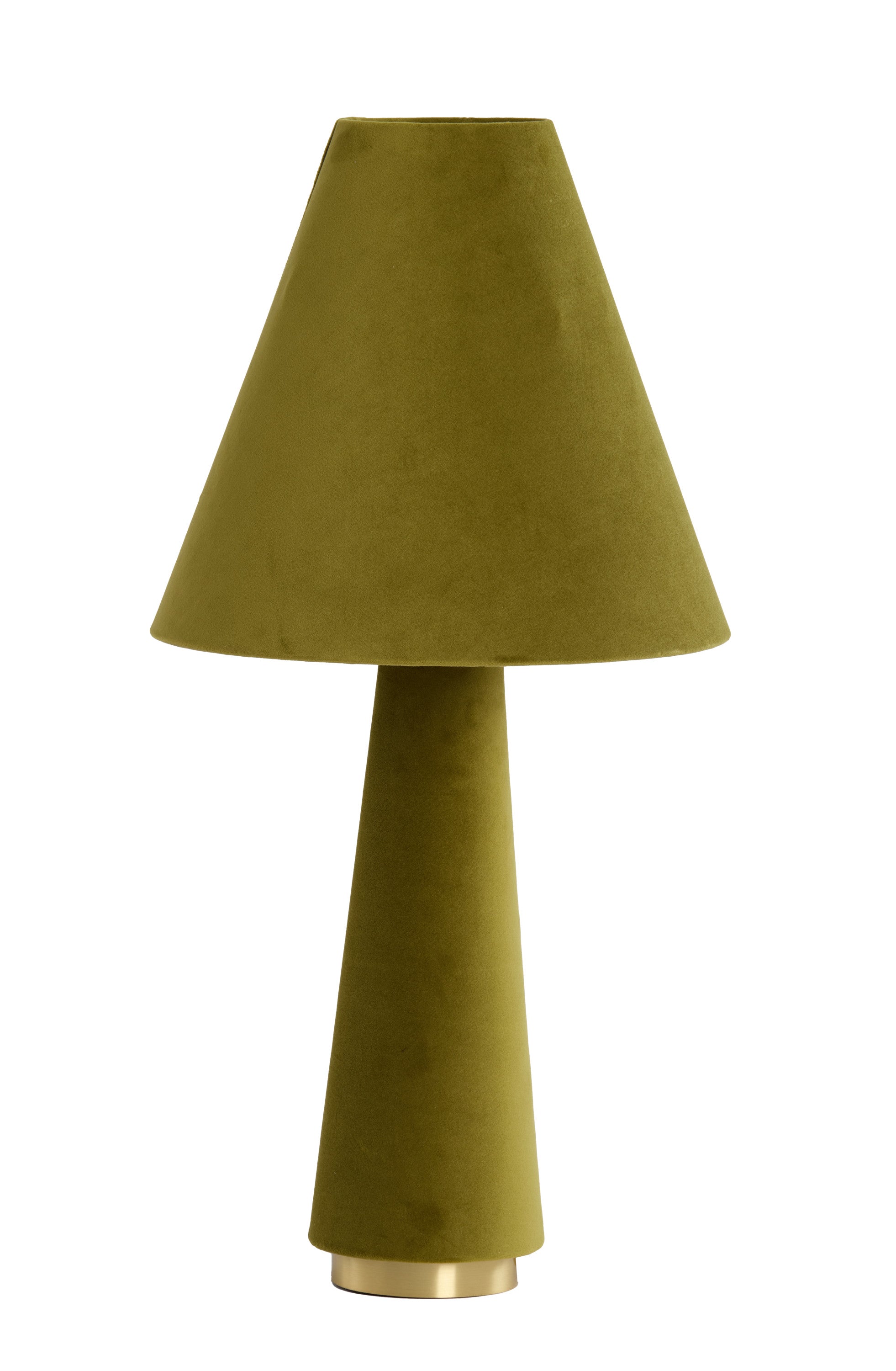 Devia Green Velvet Table Lamp