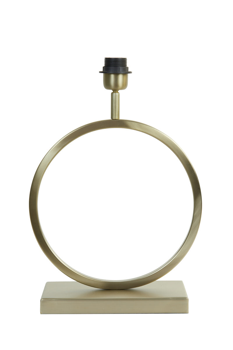Liva Light Gold Metal Table Lamp Base 42cm