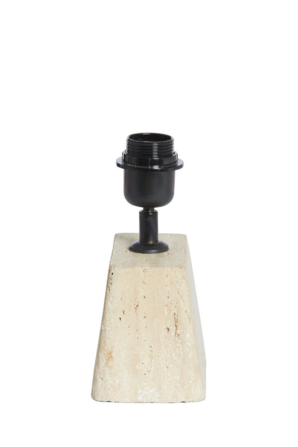 Kardan Sand Travertine Table Lamp Base 21cm