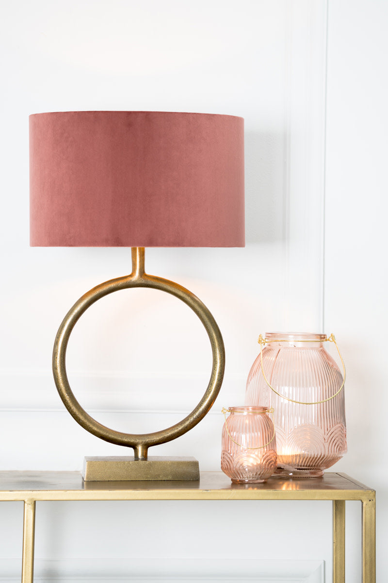 Livu Raw Antique Bronze Metal Table Lamp Base 35cm