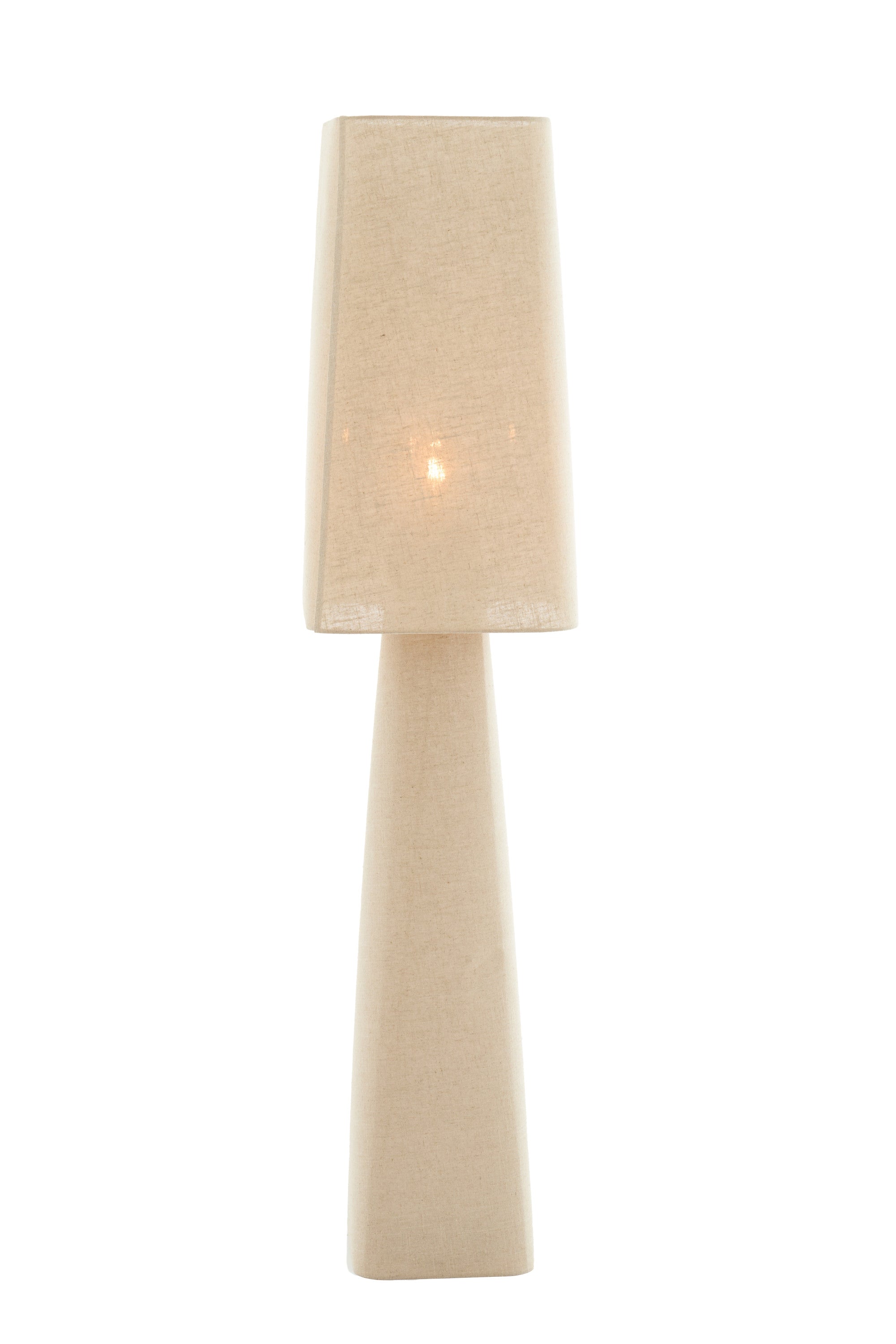 Mikko Natural Linen Floor Lamp