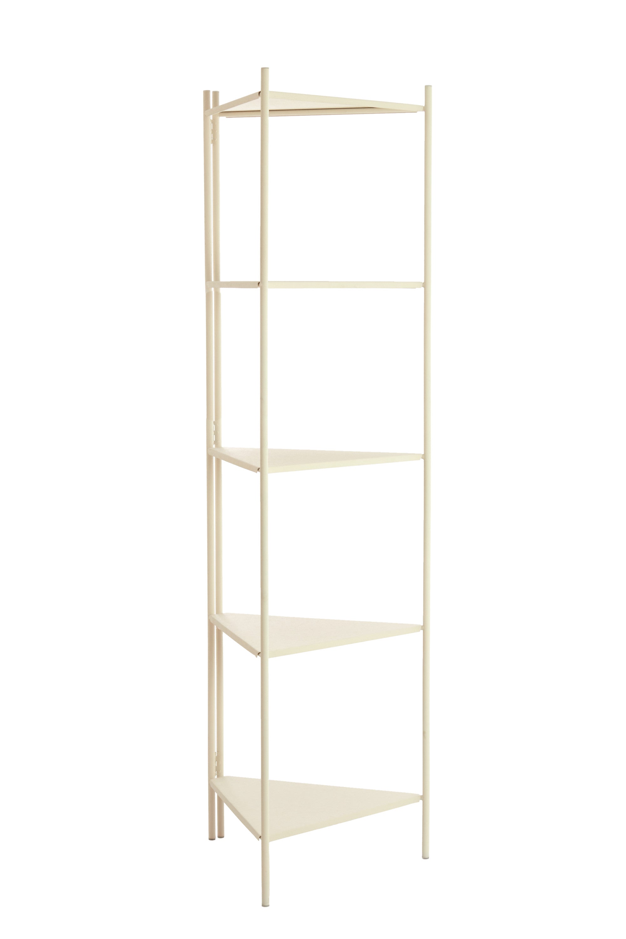 Cream Metal Open Display Unit