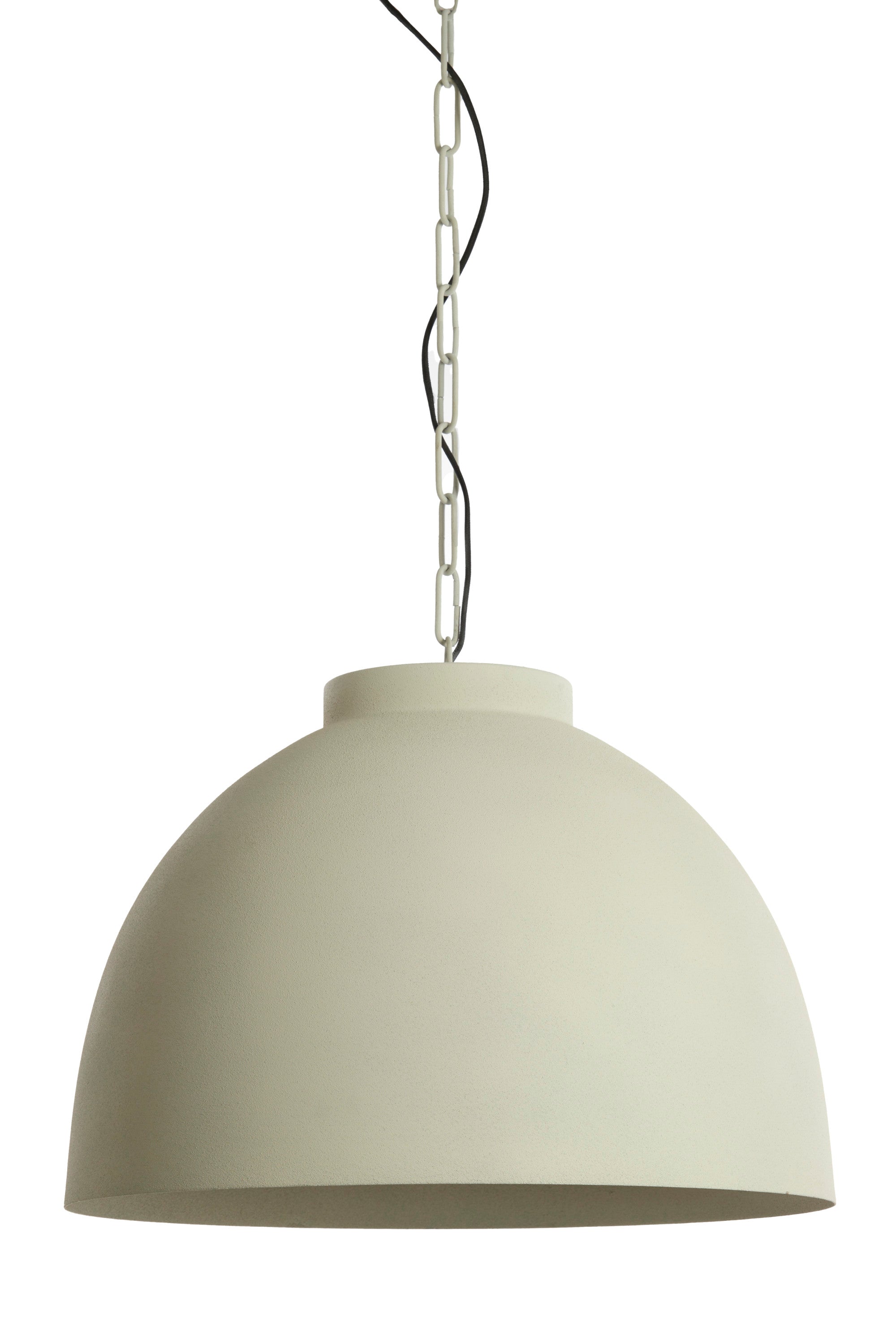 Kylie Cream Metal Pendant Light 60cm