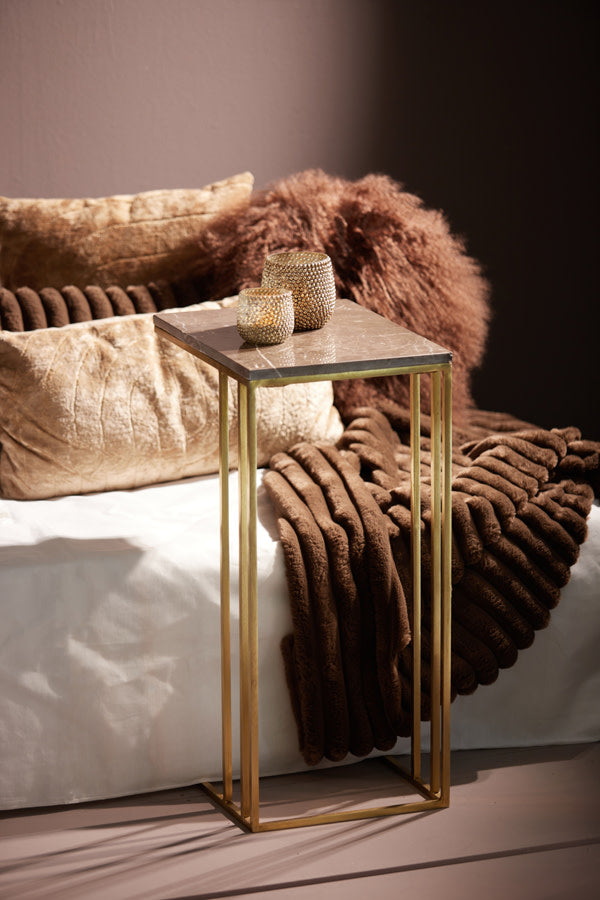 Vajen Dark Brown Throw 170x130cm