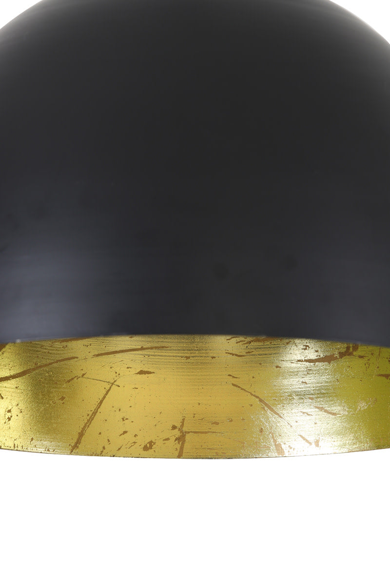 Kylie Black/Gold Metal Pendant Light 30cm