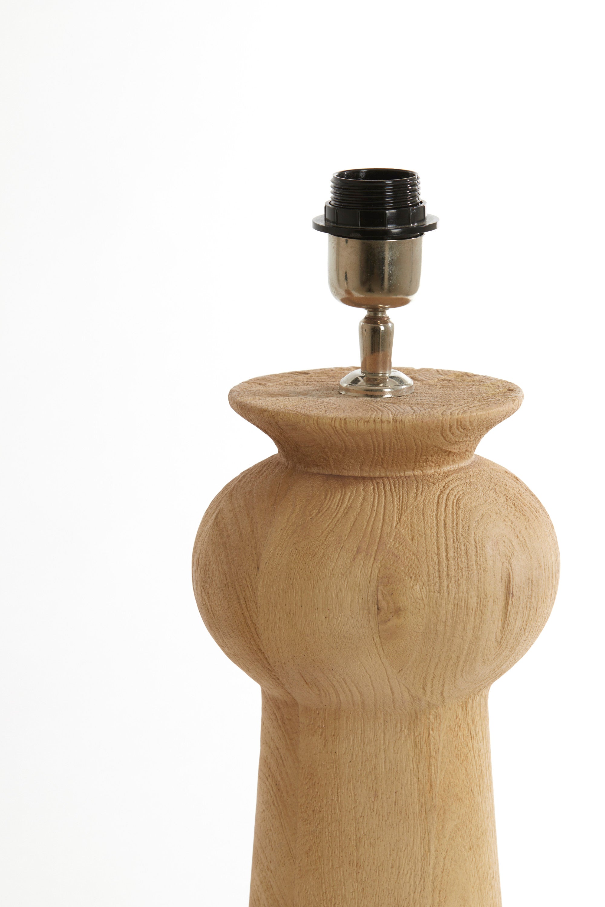 Baglio Matt Natural Wood Table Lamp Base 45cm