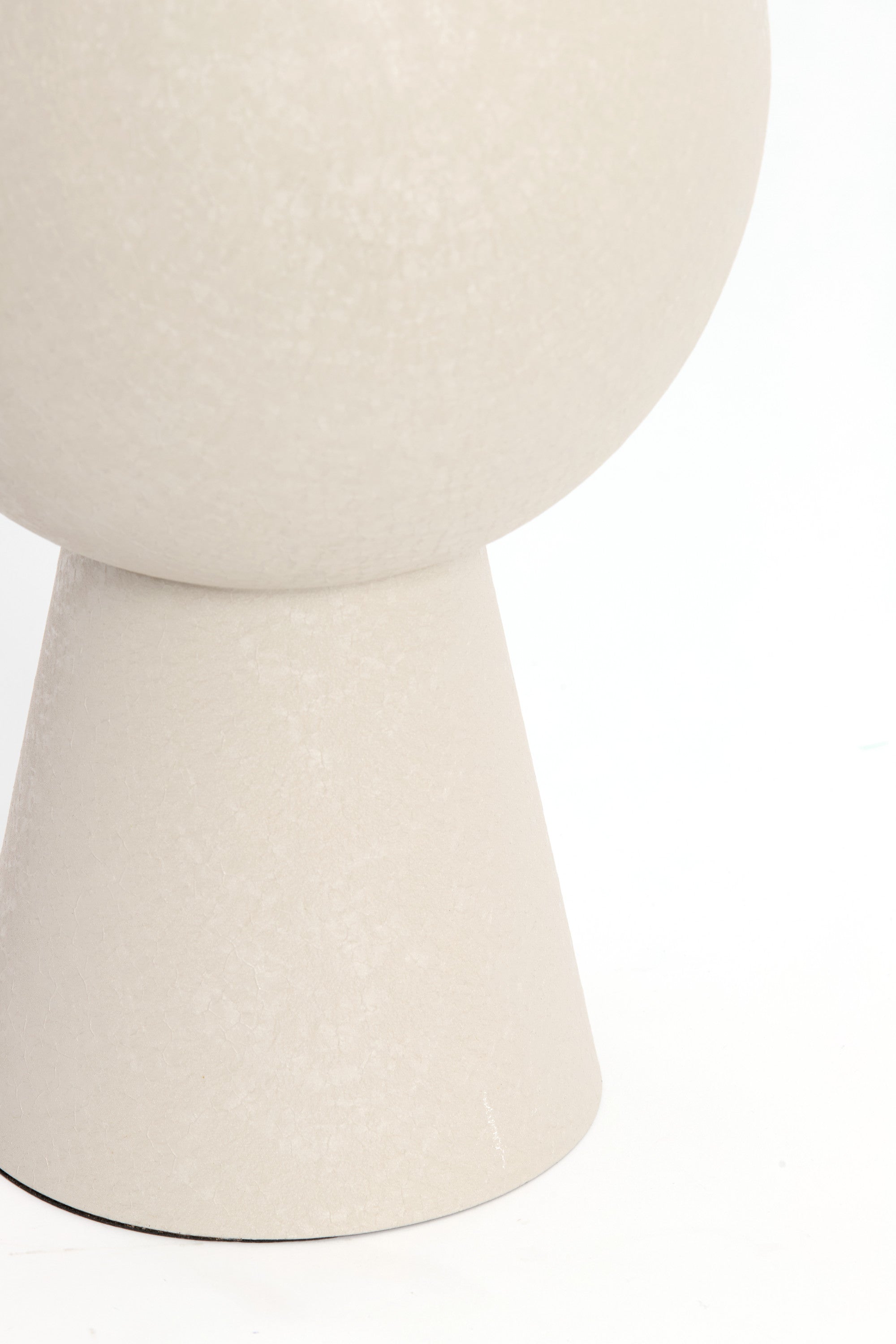 Chedi Matt Light Grey Metal Vase 60cm