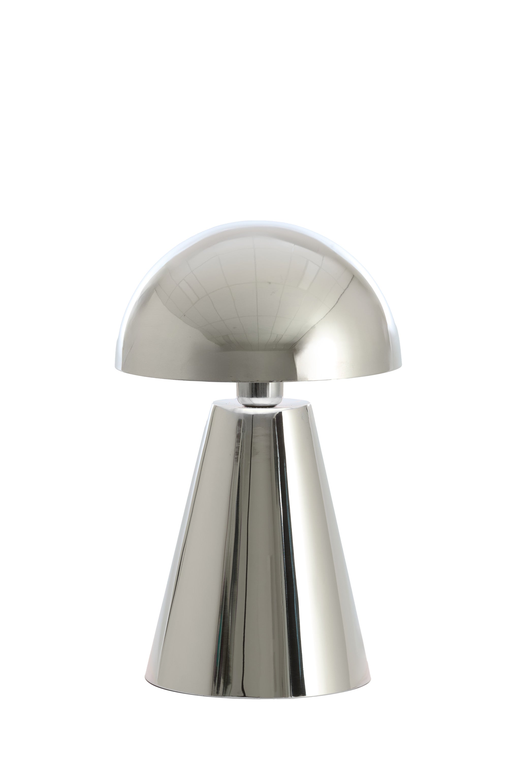 Surrina Gloss Nickel Metal Table Lamp 41cm