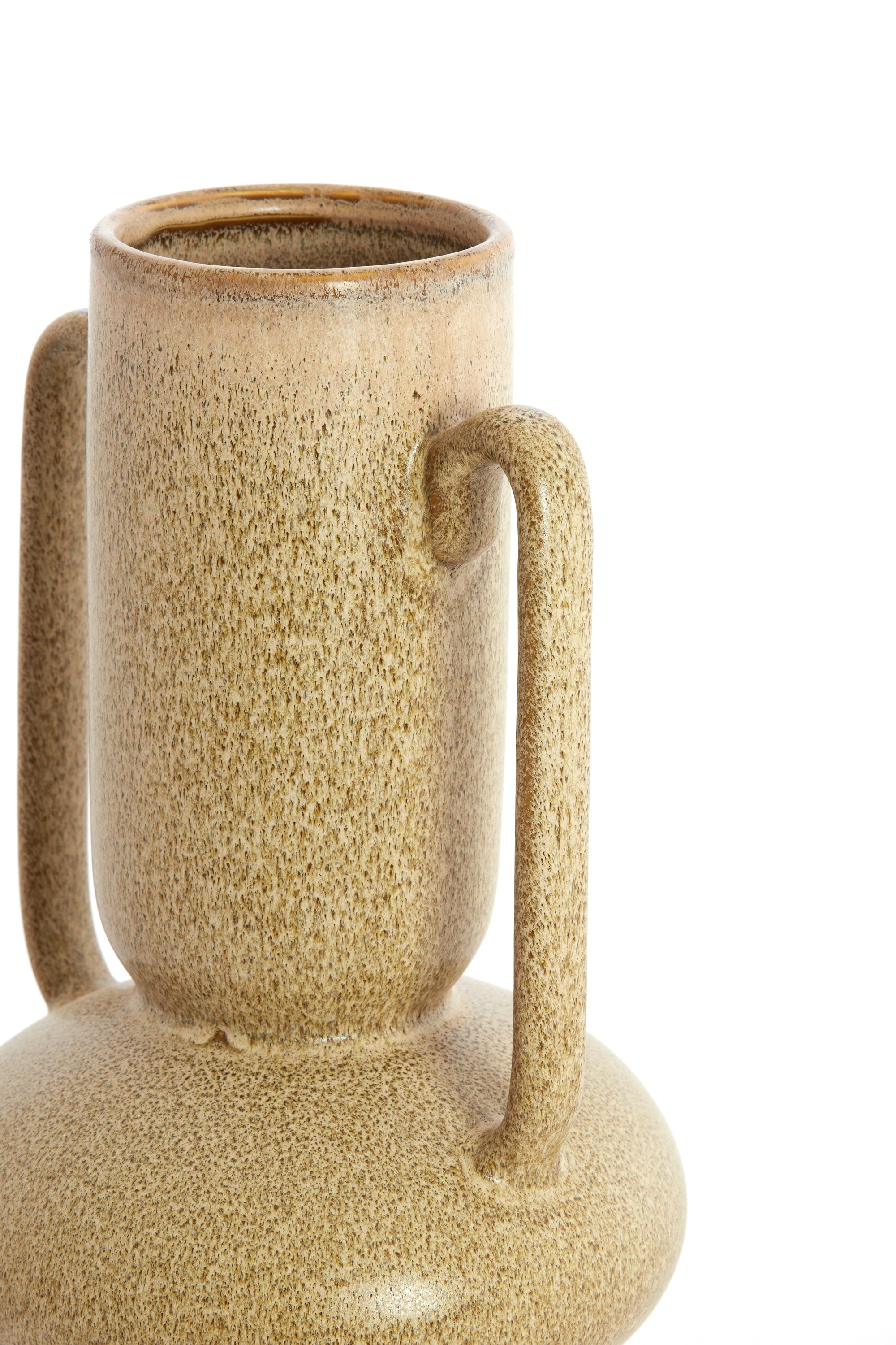 Otaru Olive Green Ceramic Vase