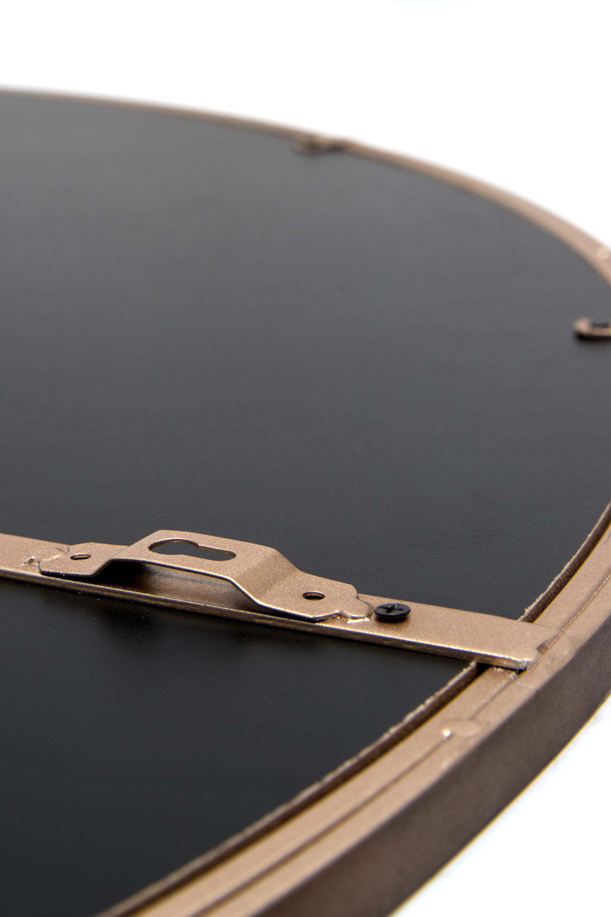 Espejo Brown Glass Round Mirror 116cm