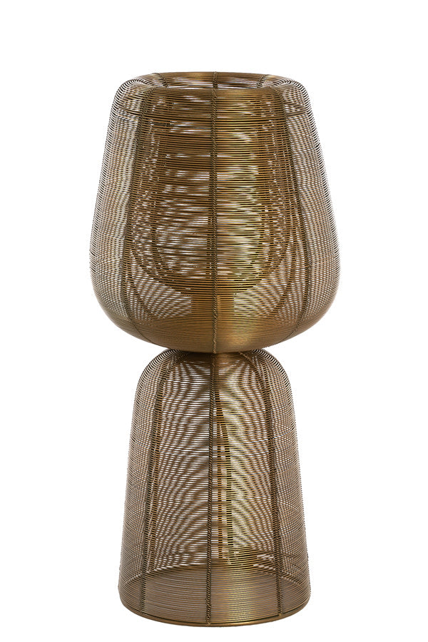 Aboso Antique Bronze Metal Table Lamp 54cm
