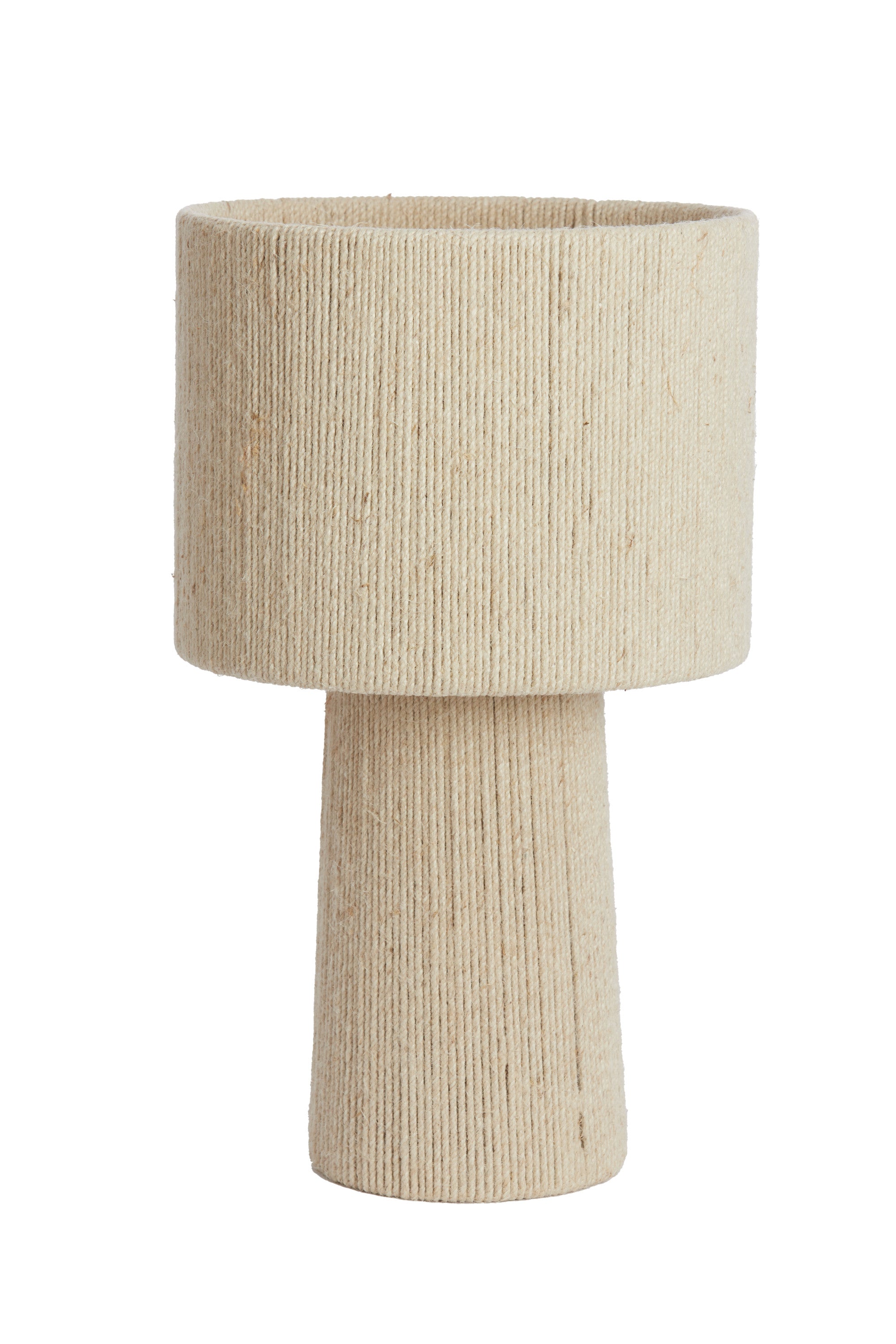 Pitino Cream Jute Table Lamp 51cm