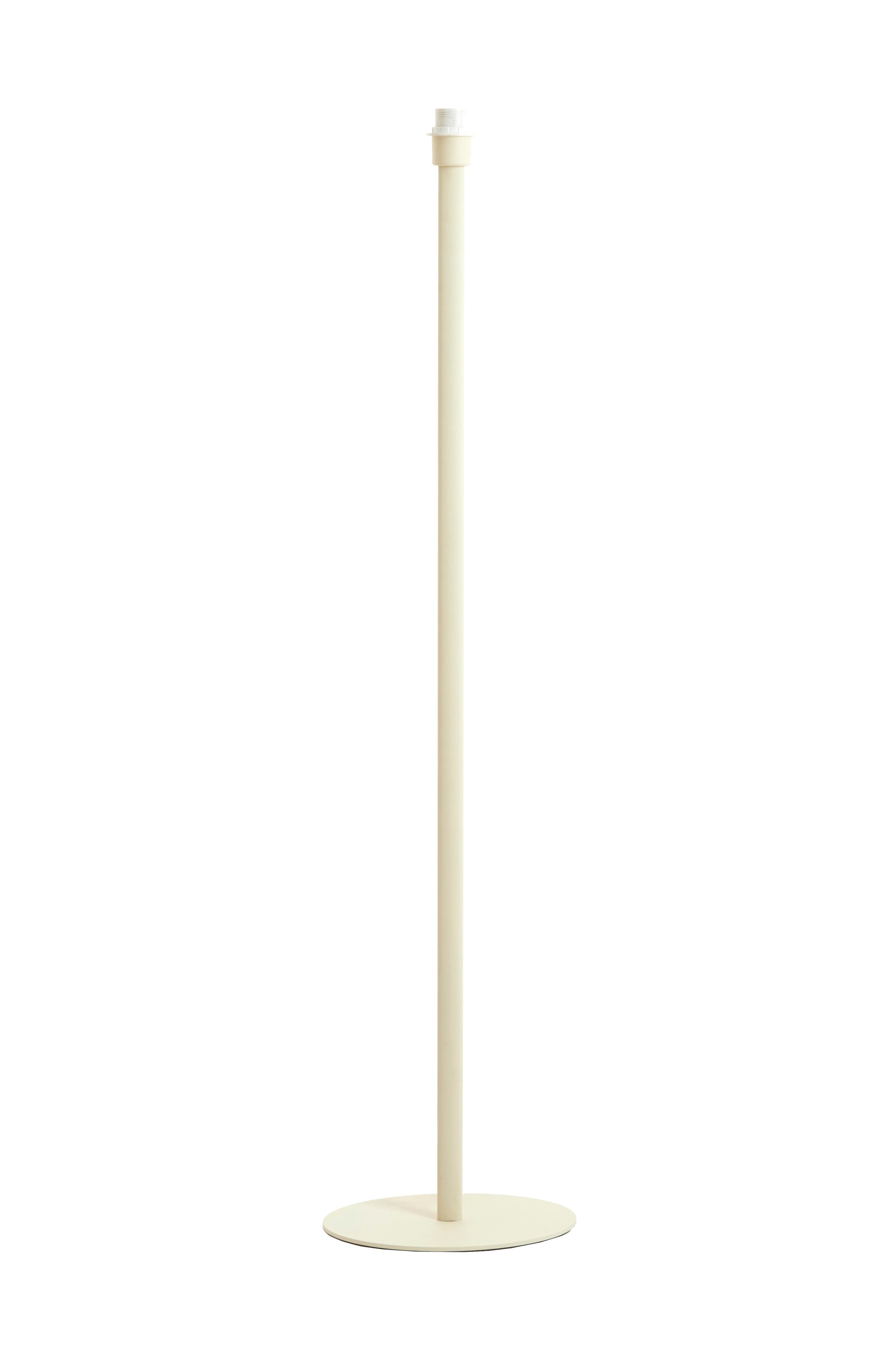 Cerini Cream Metal Floor Lamp Base