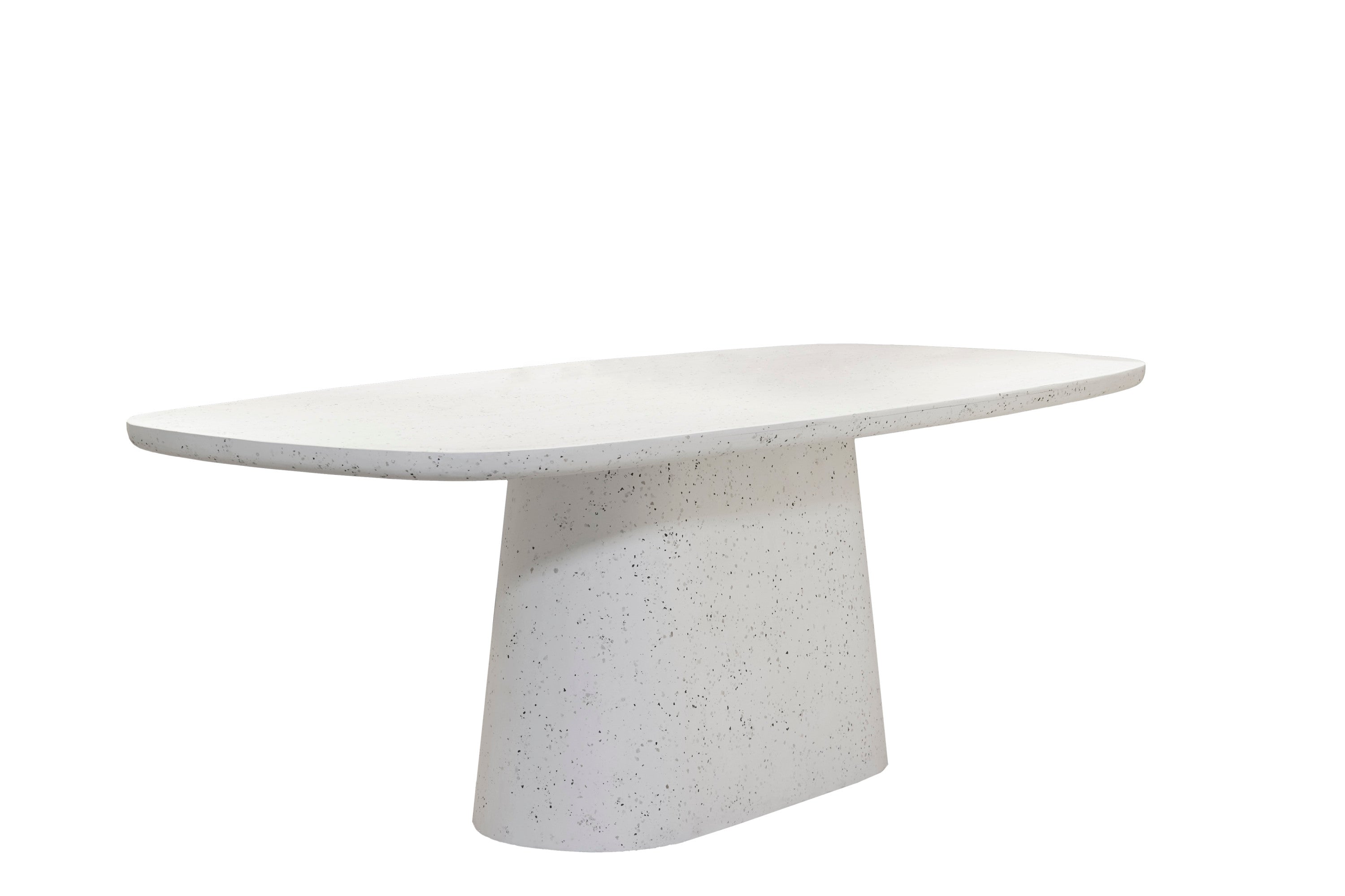 Hamura White Terrazzo Dining Table 220cm